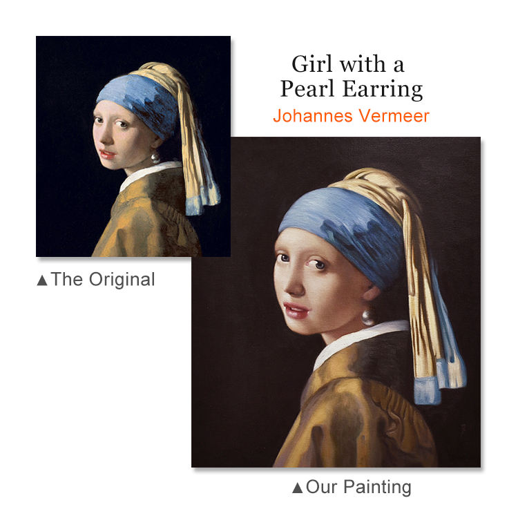 The girl with on sale the pearl earring replica